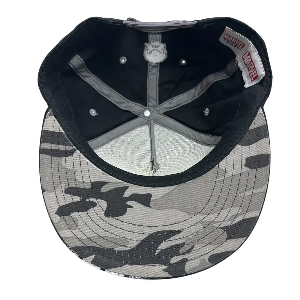 Men's Marvel Punisher Skull BlackWhite Cap Snapback Cotton Casual Outdoor Hat OS